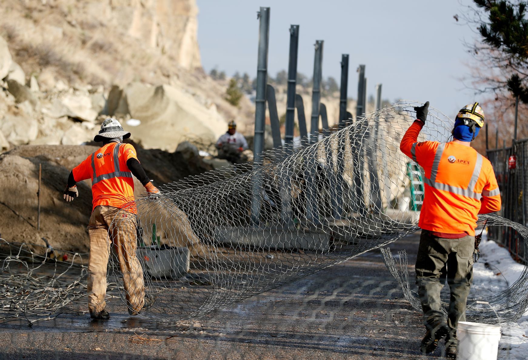 Laredo Place rock removal
